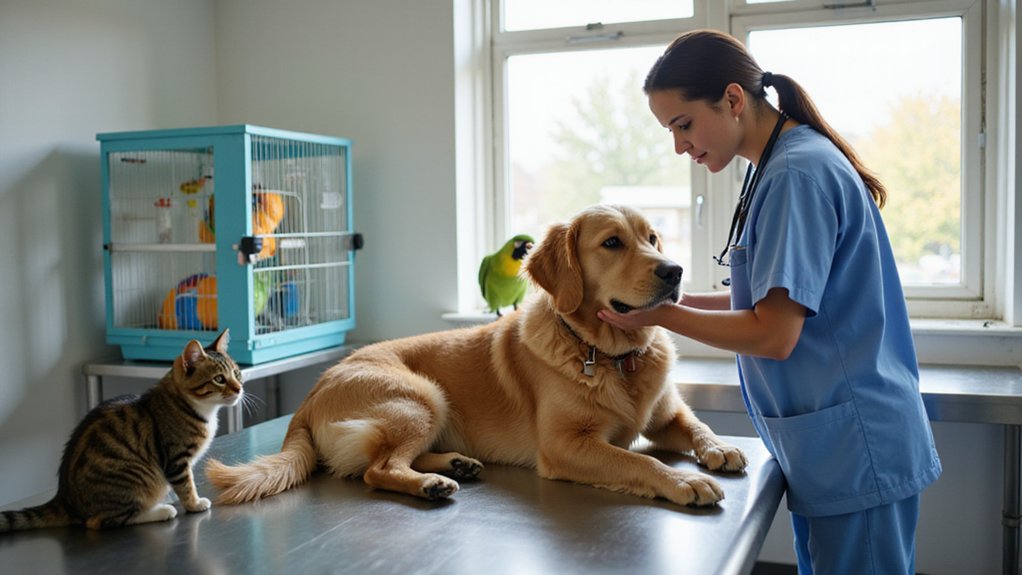 Welche Tiere behandeln Veterinärmediziner?